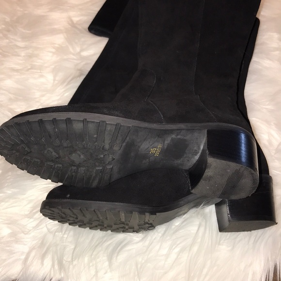 Black Suede Boots - Picture 6 of 6